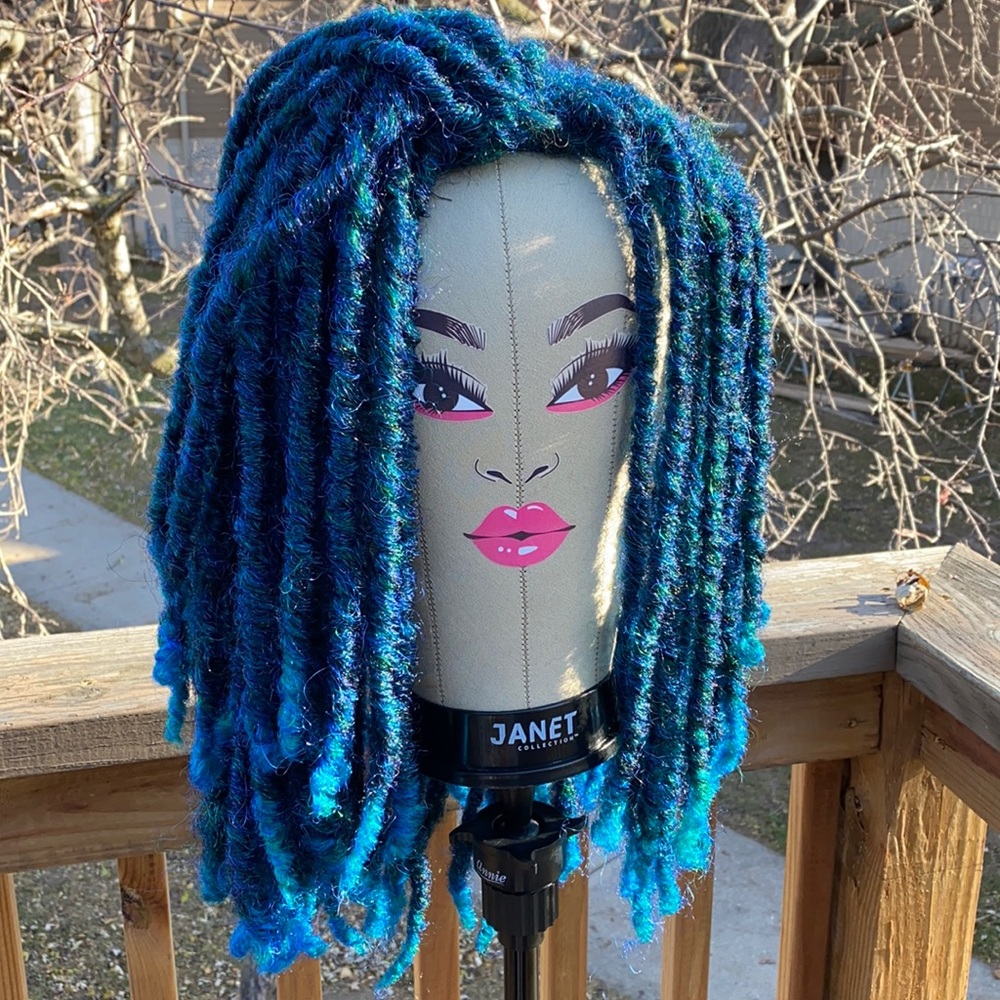 Blue Dreadlock Wig 💙